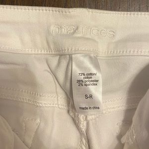 Maurices White Pants Size 2R